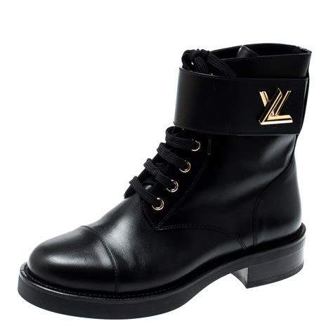 louis vuitton black combat boots|Louis Vuitton combat boots sale.